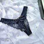Lingerie Panties Lace Low Waist Pure Cotton G-String Women's Underwear - Image 9