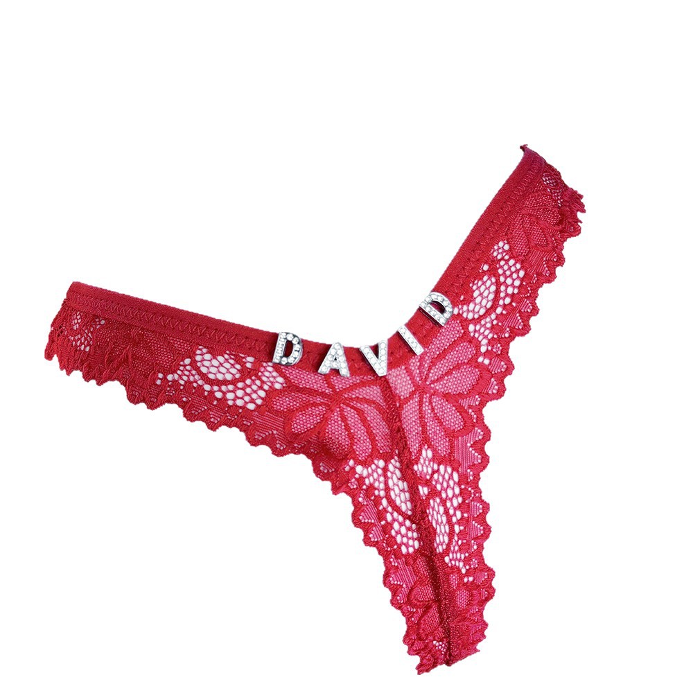 573748747 Lingerie Panties Lace Low Waist Pure Cotton G-String Women's Underwear - Image 1