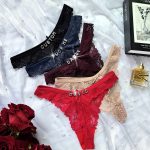 Lingerie Panties Lace Low Waist Pure Cotton G-String Women's Underwear - Image 2